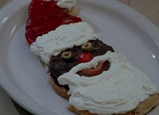 Aprenda a fazer o famoso Hambúrguer de Papai Noel